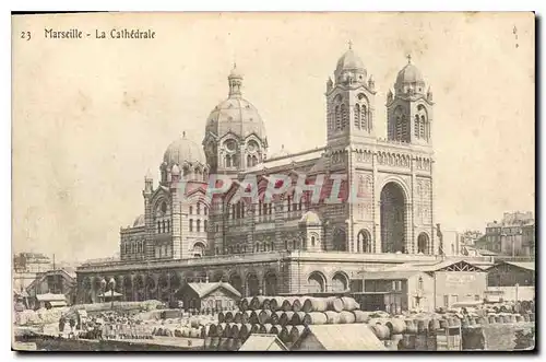 Cartes postales Marseille La Cathedrale