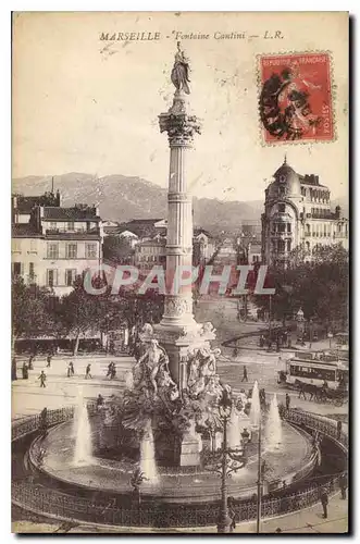 Cartes postales Marseille Fontaine Cantini