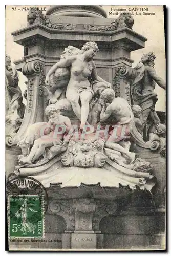 Cartes postales Marseille Fontaine Cantini La Source