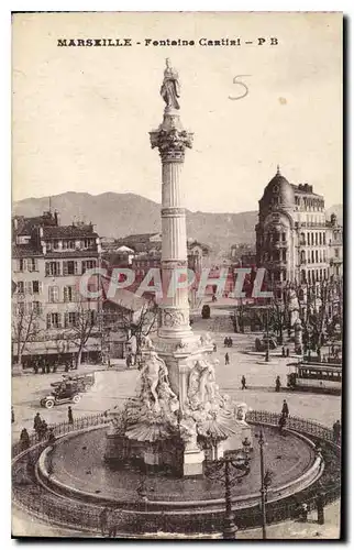 Cartes postales Marseille Fontaine Cantini