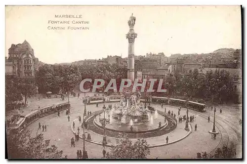 Cartes postales Marseille Fontaine Cantini