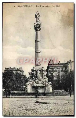 Cartes postales Marseille La Fontaine Cantini