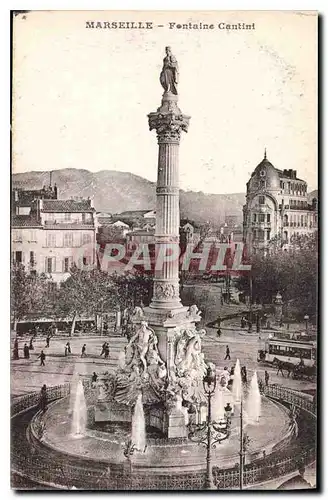 Cartes postales Marseille Fontaine Cantini