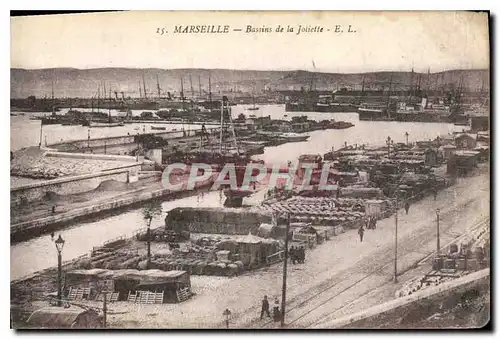 Cartes postales Marseille Bassins de la Joliette