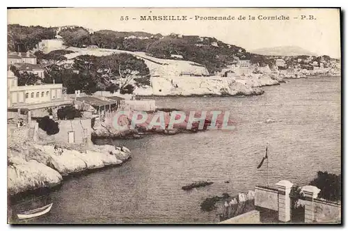 Cartes postales Marseille Promenade de la Corniche