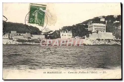 Ansichtskarte AK Marseille Corniche Vallon de l'Oriol