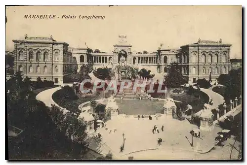 Cartes postales Marseille Palais Longchamp