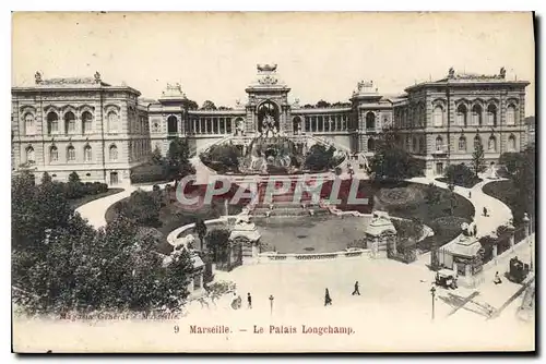 Cartes postales Marseille Le Palais Longchamp