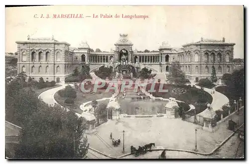 Ansichtskarte AK Marseille Le Palais Longchamps