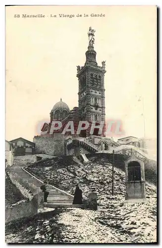 Ansichtskarte AK Marseille La Vierge de la Garde