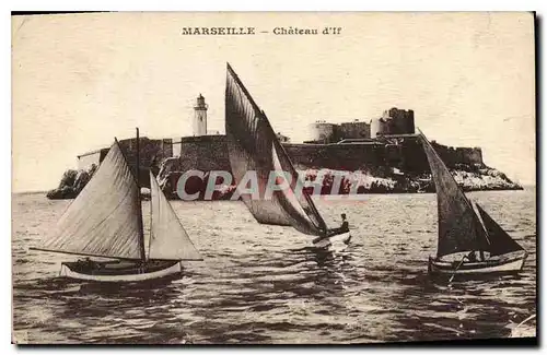 Cartes postales Marseille Chateau d'If