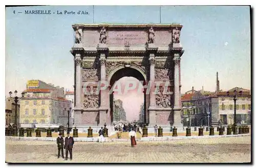 Cartes postales Marseille La Porte d'Aix