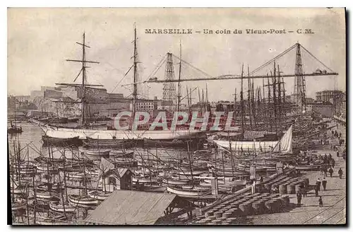 Cartes postales Marseille Un coin du vieux port