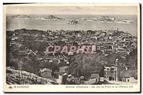 Ansichtskarte AK Marseille Quartier d'Endoume Les Iles du Frioul et le Chateau d'If