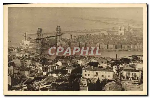 Ansichtskarte AK Marseille Vue generale sur le Vieux Port et la Joliette