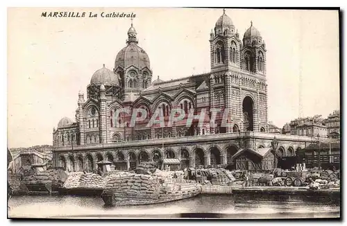 Cartes postales Marseille La Cathedrale