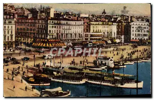 Cartes postales Marseille Le Port et le Quai des Belges