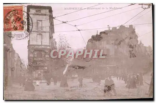 Cartes postales Marseille Boulevard de la Madeleine