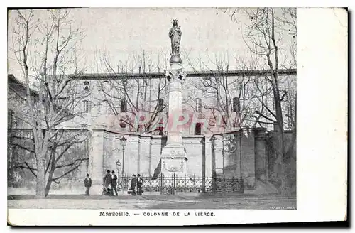 Cartes postales Marseille Colonne de la Vierge