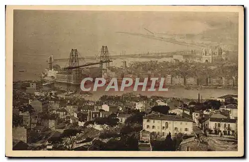 Ansichtskarte AK Marseille Vue generale sur le Vieux Port et la Joliette