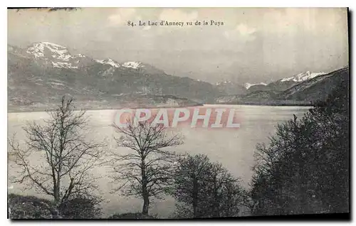 Ansichtskarte AK Le Lac d'Annecy vu de la Puya