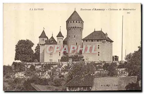 Cartes postales La Savoie Environs d'Annecy Chateau de Montrottier