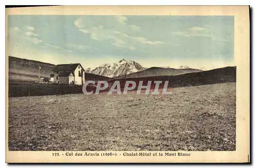 Ansichtskarte AK Col des Aravis Chalet Hotel et le Mont