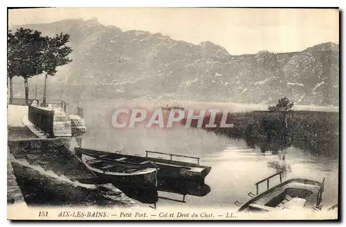 Cartes postales Aix Les Bains Petit Port Col et Dent du Chat