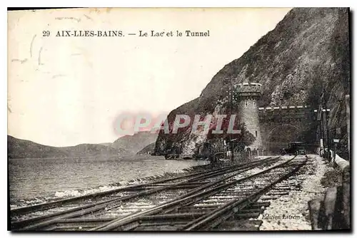 Cartes postales Aix Les Bains Le Lac et le Tunnel