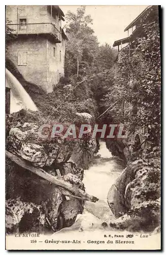 Cartes postales Gresy sur Aix Gorges du Sierroz