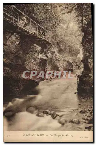 Cartes postales Gresy sur Aix Les Gorges du Sierroz