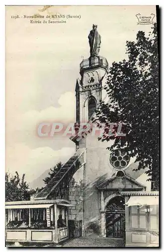 Cartes postales Notre Dame de Myans Savoie Entree du Sanctuaire