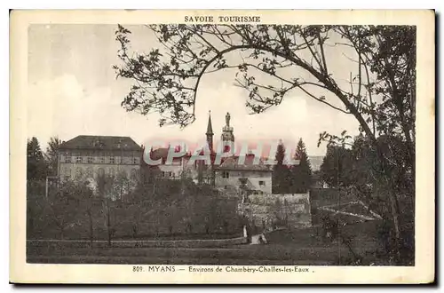 Ansichtskarte AK Savoie Tourisme Myans Environs de Chambery Challes les Eaux