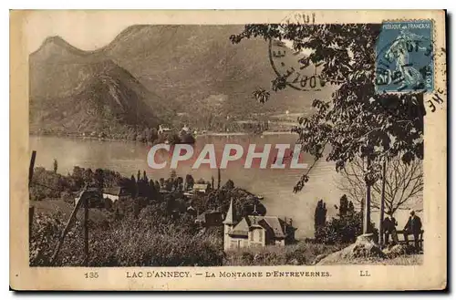 Cartes postales Lac d'Annecy La Montagne d'Entrevernes