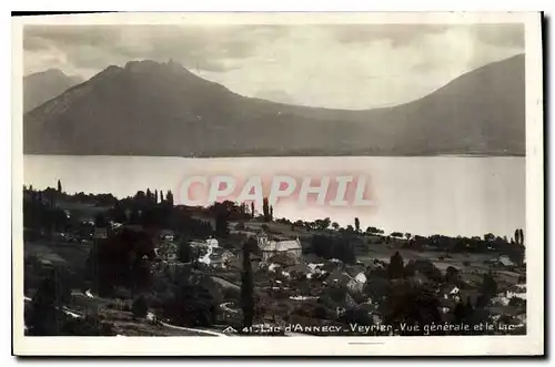 Ansichtskarte AK Lac d'Annecy Veyrier vue generale et le Lac