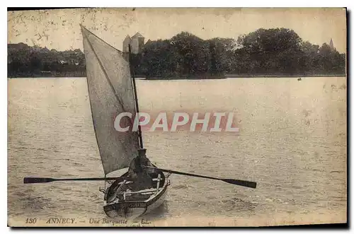 Cartes postales Annecy Une Barquette