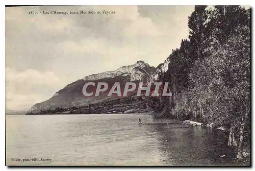 Ansichtskarte AK Lac d'Annecy entre Menthon et Veyrier