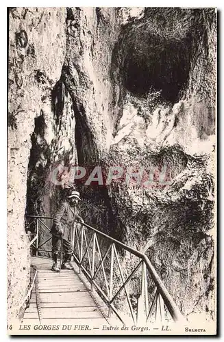 Cartes postales Les Gorges du Fier Entree des Gorges