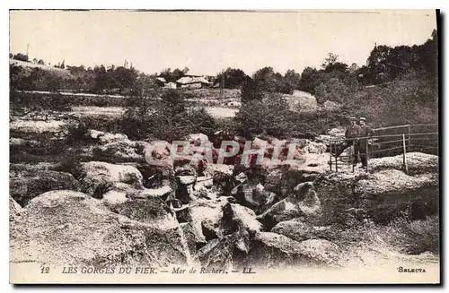 Cartes postales Les Gorges du Fier Mer de Rochers