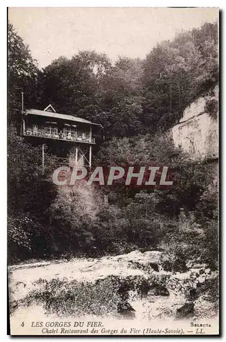 Cartes postales Les Gorges du Fier Chalet Restaurant des Gorges du Fier Haute Savoie