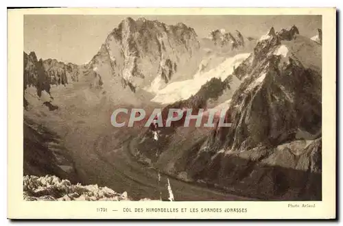 Cartes postales Col des Hirondelles et les Grandes Jorasses