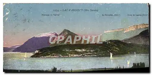 Cartes postales Lac d'Annecy Haute Savoie Le Parmelan