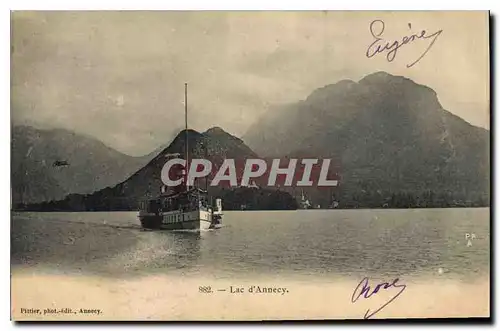 Cartes postales Lac d'Annecy Bateau