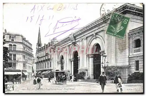 Cartes postales Aix les Bains L'Etablissement Thermal