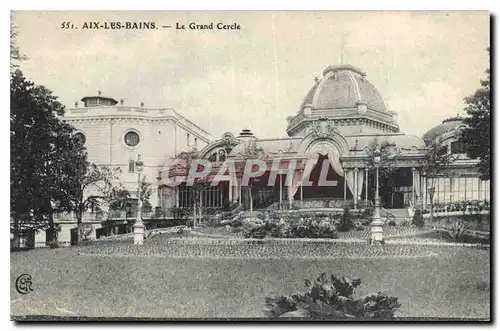 Cartes postales Aix les Bains Le Grand Cercle