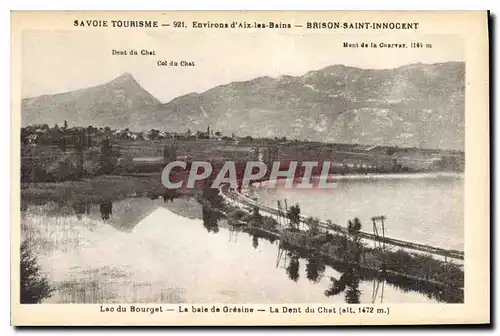 Cartes postales Savoie Tourisme Environs d'Aix les Bains Brison Saint Innocent Lac du Bourget La Baie de Gresine