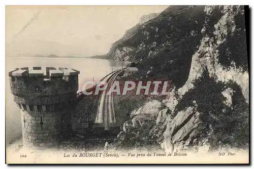 Ansichtskarte AK Lac du Bourget Savoie Vue Prise du tunnel de Brisson