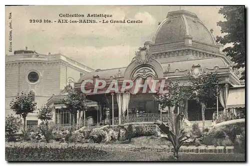 Cartes postales Aix les Bains Le Grand Cercle