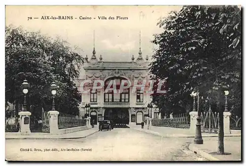 Ansichtskarte AK Aix les Bains Casino Villa des Fleurs