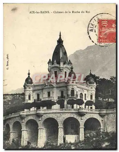 Cartes postales Aix les Bains Chateau de la Roche du Roi